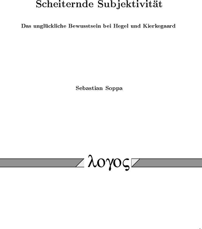 Scheiternde Subjektivität