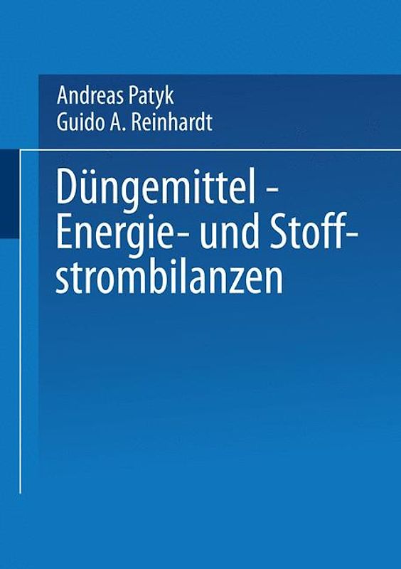 Düngemittel — Energie- und Stoffstrombilanzen