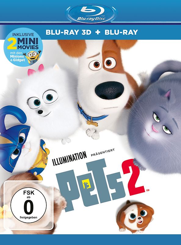Pets 2 3D [inkl. Blu-ray] 3D Blu-ray Disc