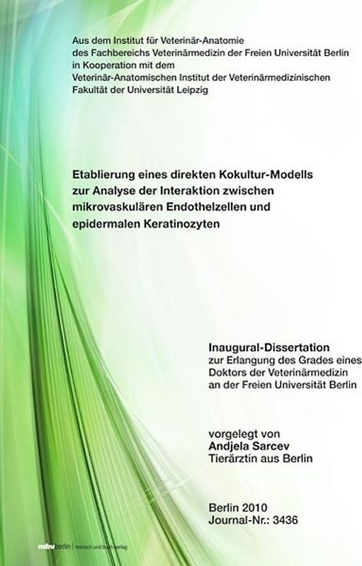 Etablierung eines direkten Kokultur-Modells zur Analyse der Interaktion zwischen mikrovaskulären Endothelzellen und epidermalen Keratinozyten