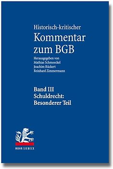 Historisch-kritischer Kommentar zum BGB