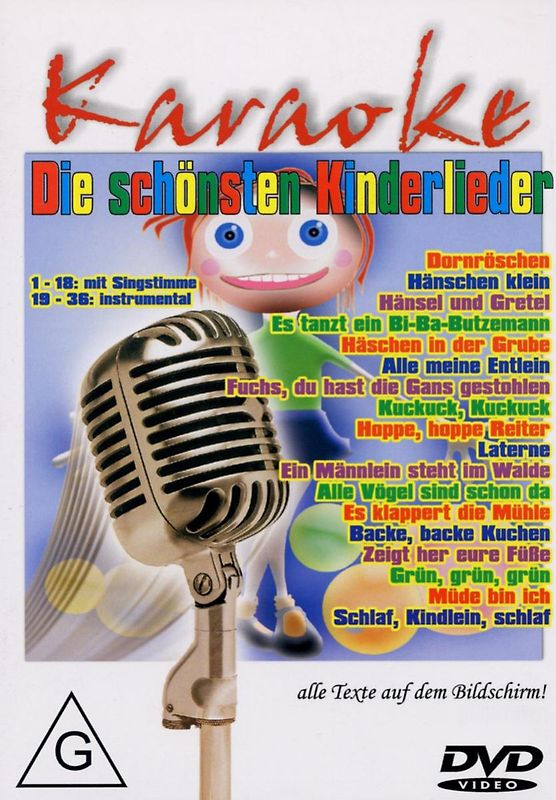 Best of Karaoke - Die Schönsten Kinderlieder DVD