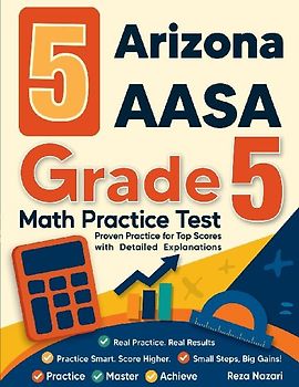 5 Arizona AASA Grade 5 Math Practice Tests