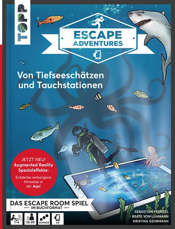 Escape Adventures AR – Augmented Reality. Von Tiefseeschätzen und Tauchstationen