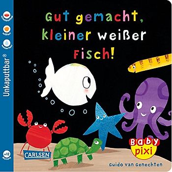 Baby Pixi (unkaputtbar) 65: VE 5 Gut gemacht, kleiner weißer Fisch! (5 Exemplare): Ein Baby-Buch ab 12 Monaten (65)
