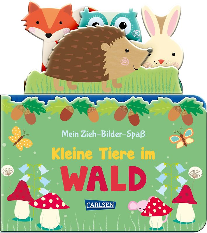 Mein Zieh-Bilder-Spaß: Kleine Tiere im Wald