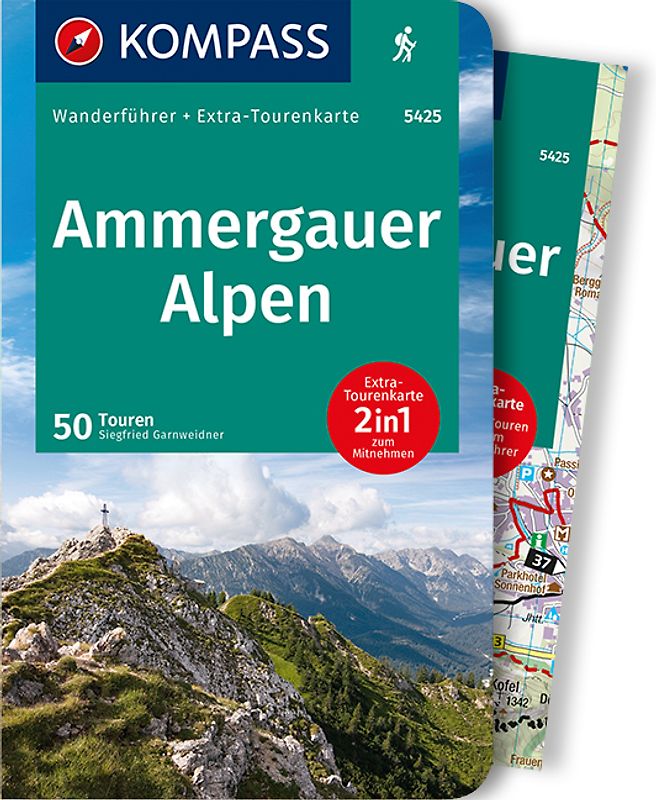 KOMPASS Wanderführer Ammergauer Alpen, 50 Touren