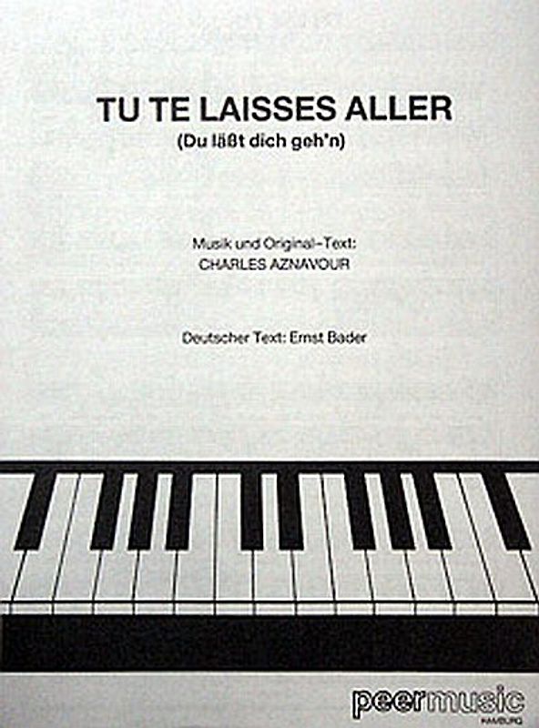 Du lässt dich geh'n