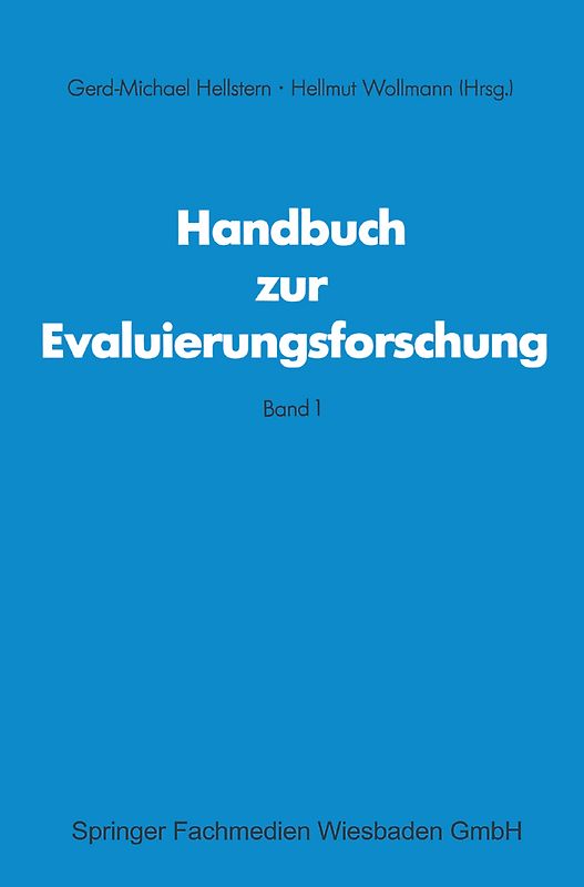 Handbuch zur Evaluierungsforschung