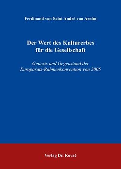 Der Wert des Kulturerbes für die Gesellschaft