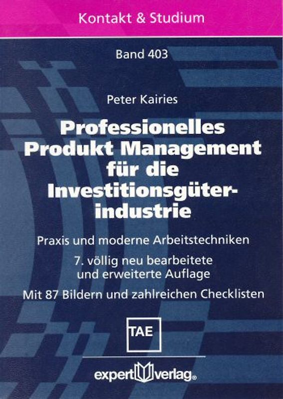 Professionelles Produkt Management für die Investitionsgüterindustrie