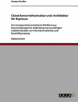 Client-Server-Infrastruktur und -Architektur für Espresso