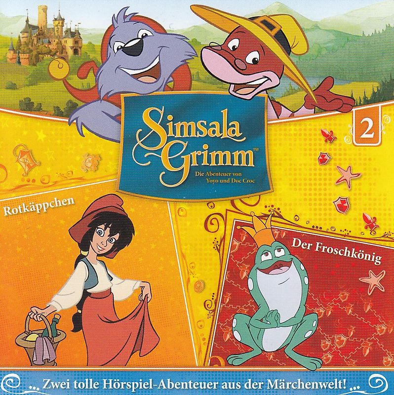 Simsala Grimm: Folge 2 - Rotkäppchen / Der Froschkönig [Audio CD]