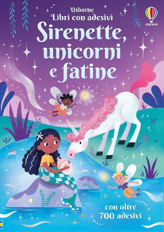 Sirenette, unicorni e fatine. Con adesivi