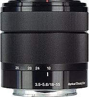 Sony E 18-55 mm F3.5-5.6 OSS 49 mm Filtergewinde (Sony E-mount Anschluss) schwarz