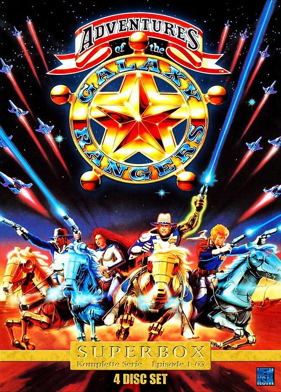 The Adventures Of The Galaxy Rangers Superbox (4 Disc Set) DVD
