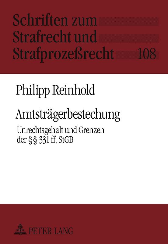 Amtstraegerbestechung