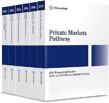 2026 Cfa Program Curriculum Level III Private Markets Pathway Box Set