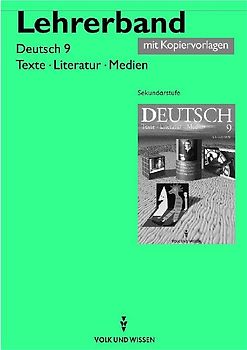 Texte - Literatur - Medien. Lehrerband, Ausgabe Sekundarstufe