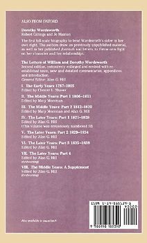 The Letters of Dorothy Wordsworth