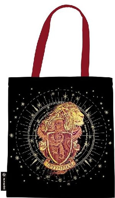 Gryffindor Tote (Black) Canvas Bag by Paperblanks (Harry Potter Collection)
