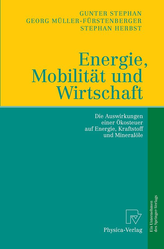 Energie, Mobilität und Wirtschaft