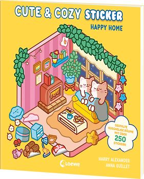 Cute & Cozy Sticker - Happy Home