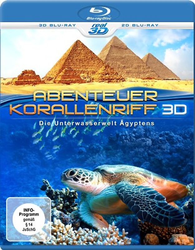 Abenteuer Korallenriff 3D: Die Unterwasserwelt Ägyptens 3D Blu-ray Disc