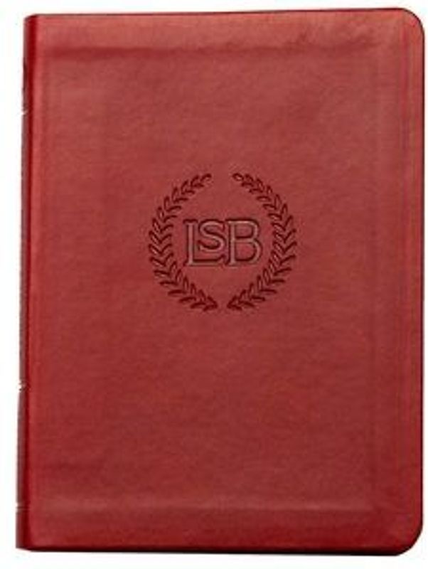 Legacy Standard Bible, New Testament with Psalms and Proverbs LOGO Edition - Burgundy Faux Leather