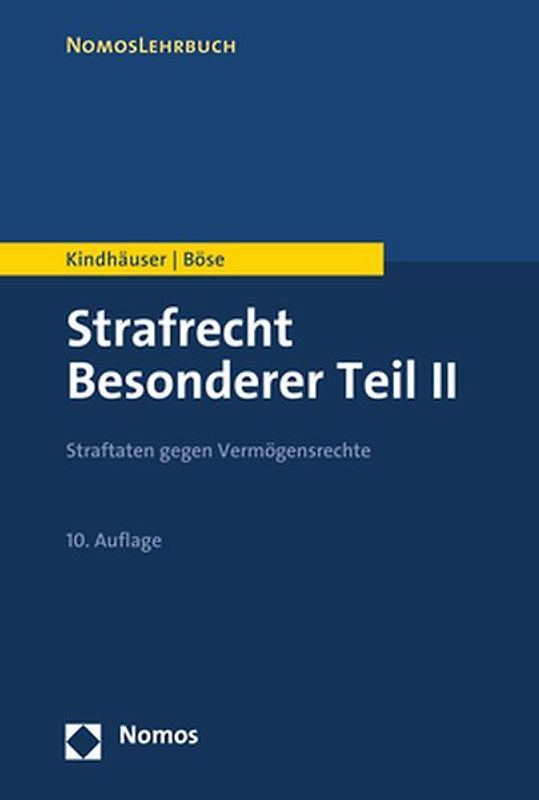 Strafrecht Besonderer Teil II