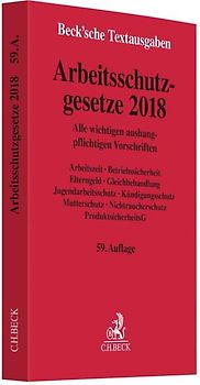 Arbeitsschutzgesetze 2018