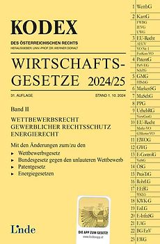 KODEX Wirtschaftsgesetze Band II 2024/25