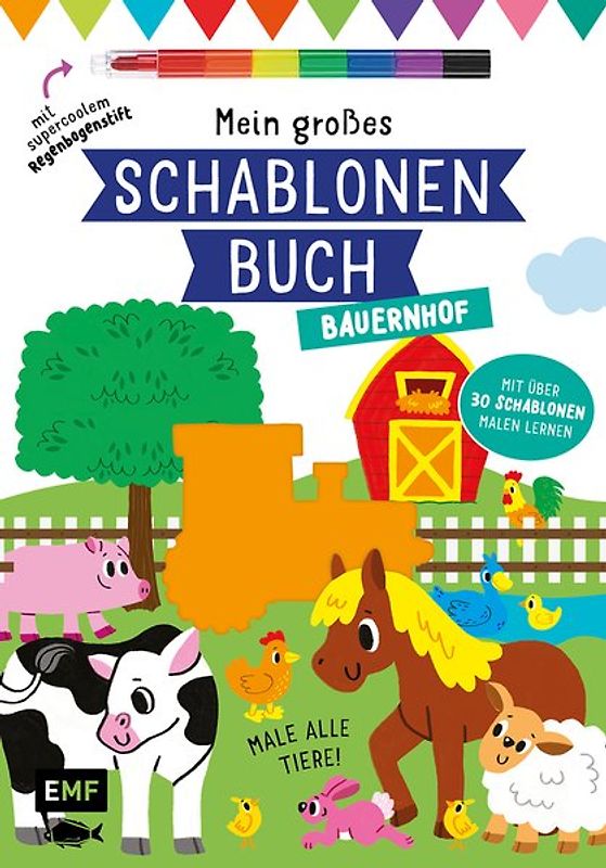 Mein großes Schablonen-Buch - Bauernhof