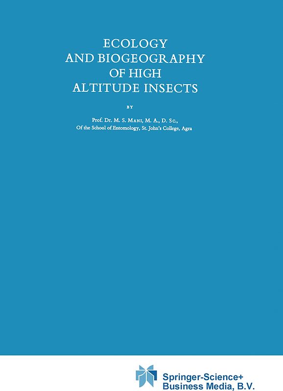 Ecology and Biogeography of High Altitude Insects