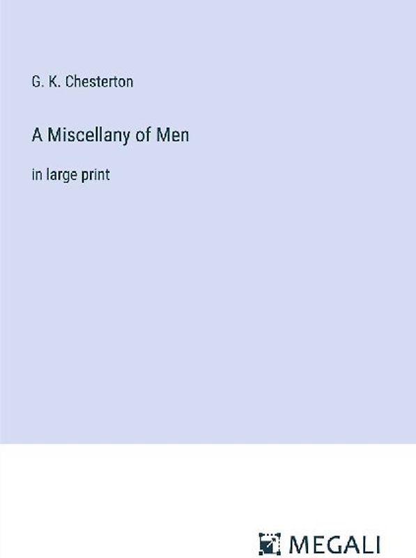 A Miscellany of Men