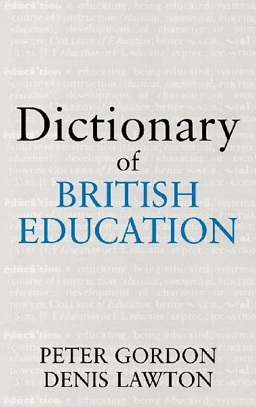 Dictionary of British Education