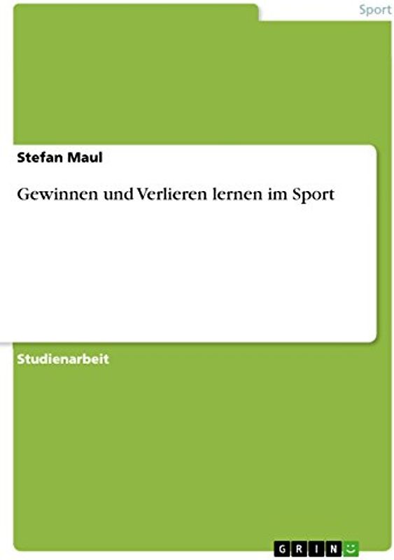 Gewinnen und Verlieren lernen im Sport