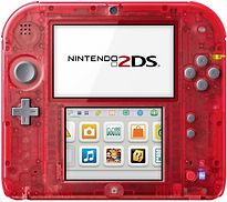 Nintendo 2DS rouge transparente