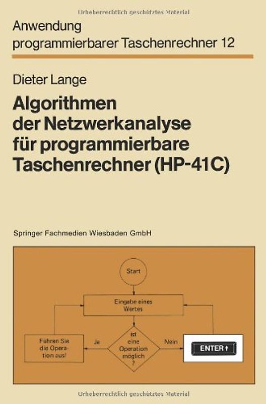 Algorithmen der Netzwerkanalyse für programmierbare Taschenrechner (HP-41C)