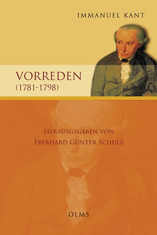 Vorreden (1781-1798).