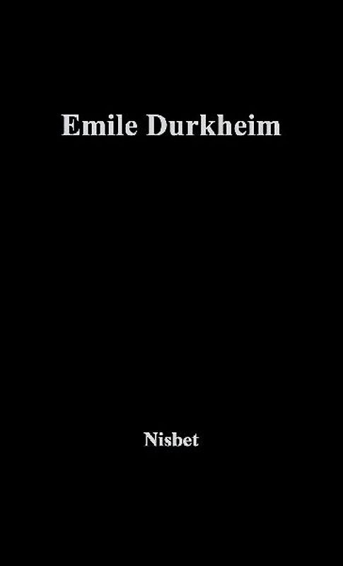 Emile Durkheim