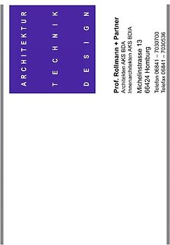 Architekturbüro Prof. Rollmann + Partner