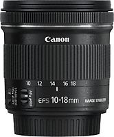 Canon EF-S 10-18 mm F4.5-5.6 IS STM 67 mm Objectif (adapté à Canon EF-S) noir