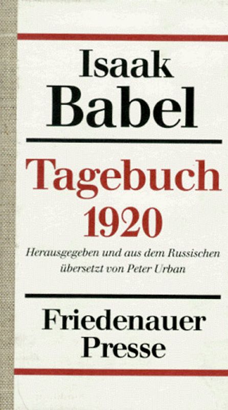 Tagebuch 1920. Ein Winterbuch