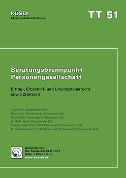 Beratungsbrennpunkt Personengesellschaft