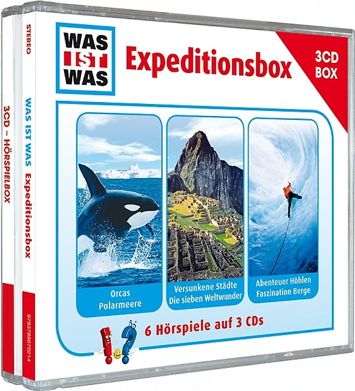 WAS IST WAS 3-CD-Hörspielbox Expedition