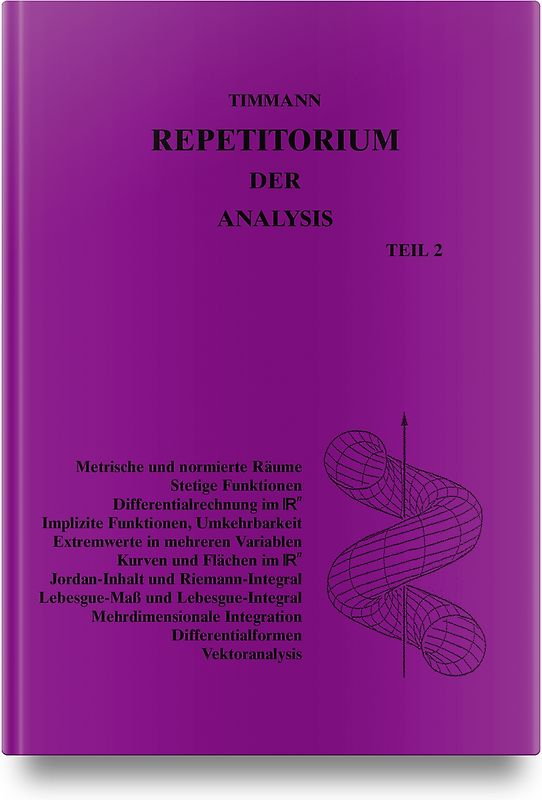 Repetitorium der Analysis, Teil 2