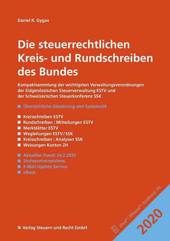 Die steuerrechtlichen Kreis- und Rundschreiben des Bundes 2020