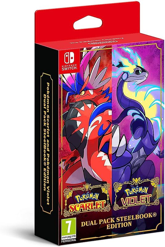 Pokémon Scarlet & Pokémon Violet [Doppelpack Edition, Steelbook, EU Import] Nintendo Switch