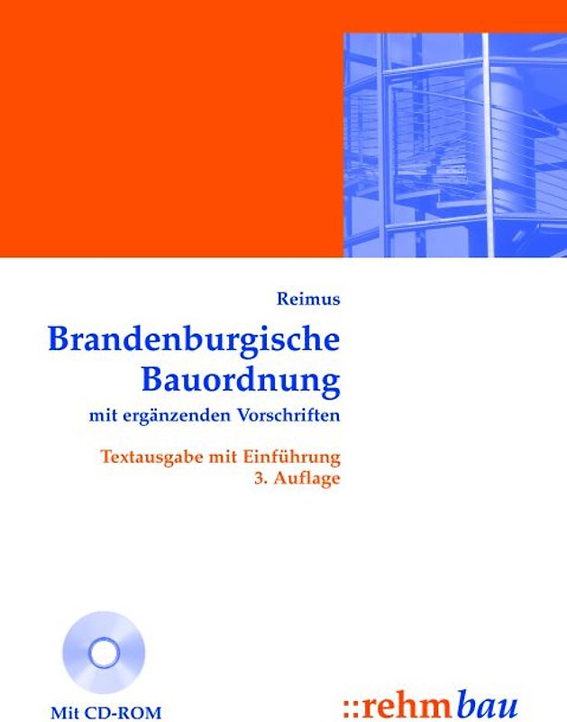 Brandenburgische Bauordnung mit ergänzenden Vorschriften. Textausgabe mit Einführung